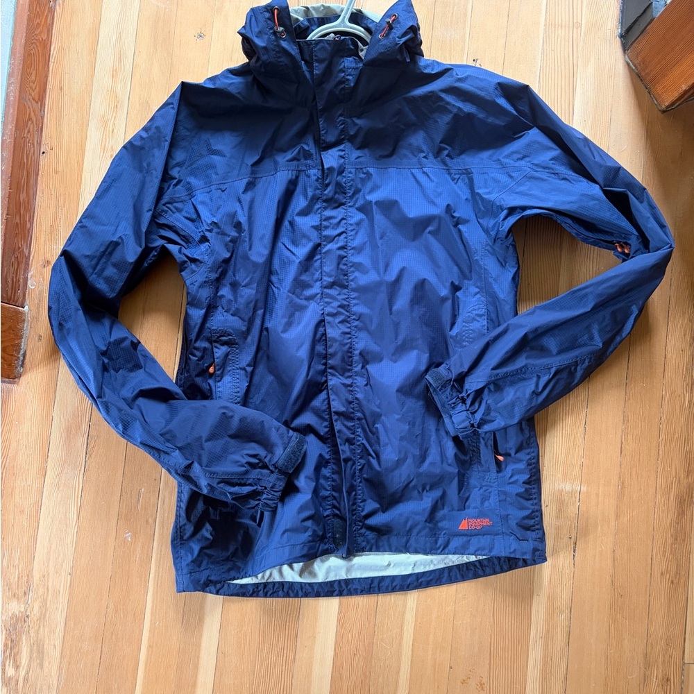 Men's MEC Navy Waterproof Hooded Jacket